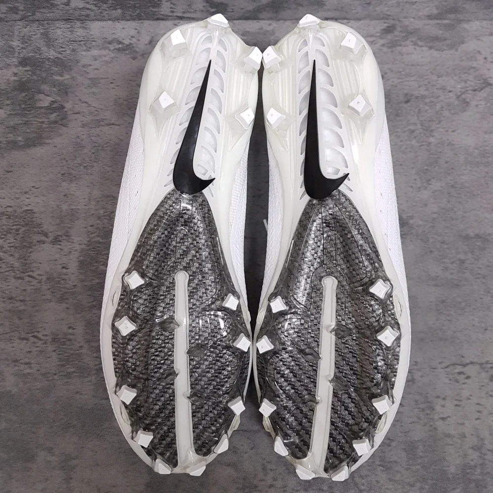 NIKE Vapor Untouchable Pro 3‎ Football Cleats Mens Size 9 White Black Nby - Picture 5 of 5